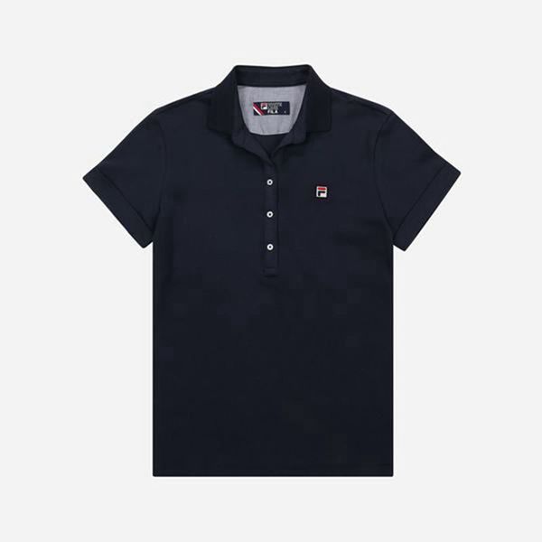 Camisas Polo Fila Mulher Azul Marinho - Fila Line Basic S/S Portugal Lisboa,JKUS-32187